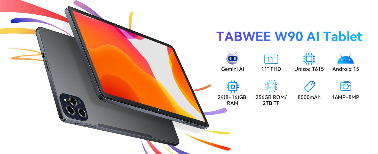Android Tablet Inch AI 24GB RAM 256GB ROM with 8GB+256GB - product gallery image 8