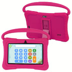 Android Tablet Kids Inch 2GB RAM 32GB ROM with Silicone, 2GB+32GB - pink color, 2GB+32GB option