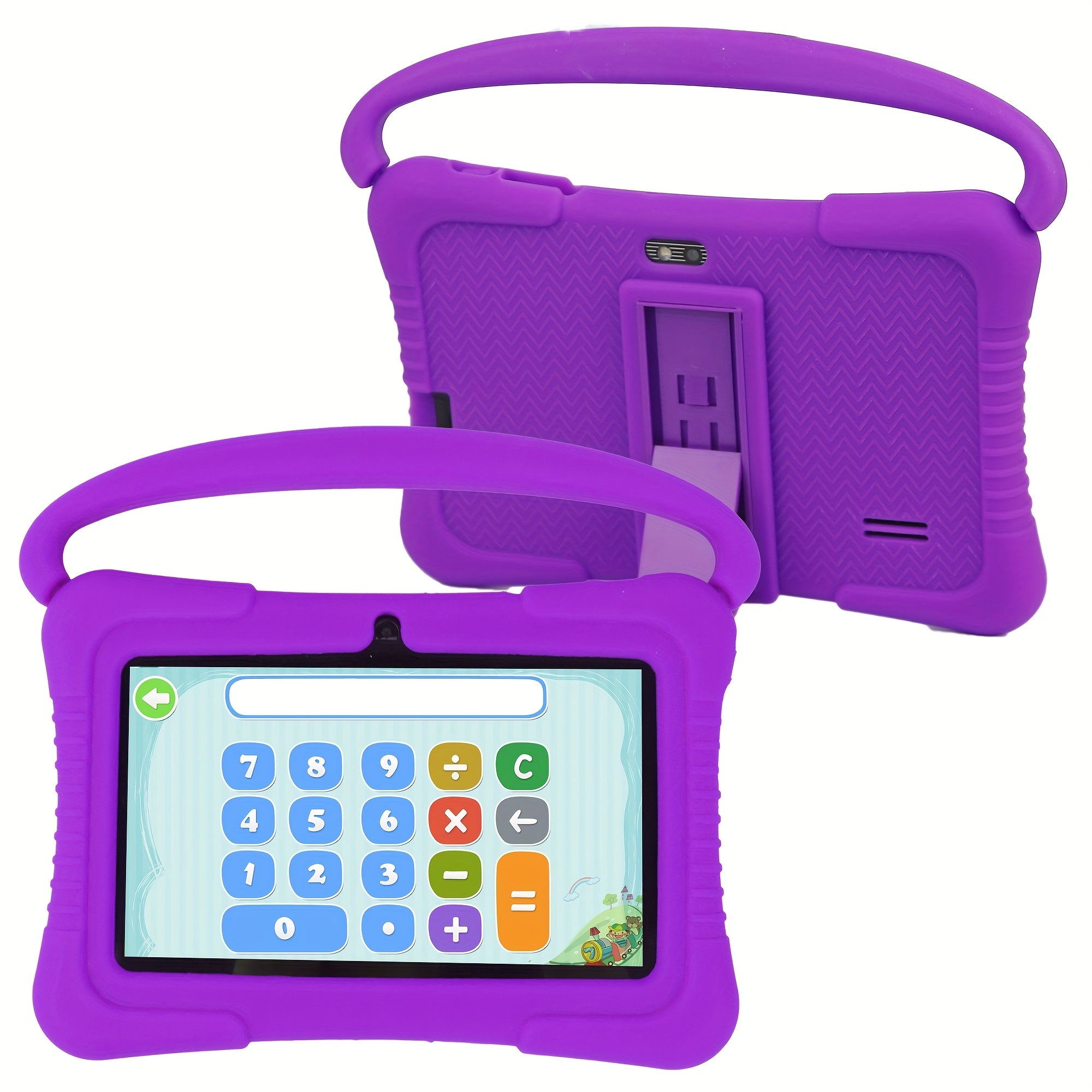Android Tablet Kids Inch 2GB RAM 32GB ROM with Silicone, 2GB+32GB - Purple, 2GB+32GB option