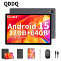 Android Tablet QDDQ 10.1 Inch Keyboard Wireless Mouse with 26GB, 256GB