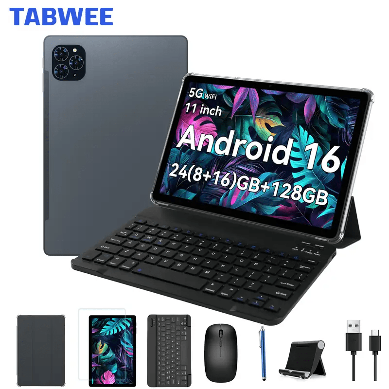 Android Tablet TABWEE T90 Gaming Inch 24GB RAM with 128GB, 8GB+128GB