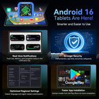 Android Tablet TABWEE T90 Inch FHD 24GB RAM with 128GB, 8GB+128GB - product gallery image 3