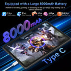 Android Tablet TABWEE T90 Inch FHD 24GB RAM with 128GB, 8GB+128GB - product gallery image 6