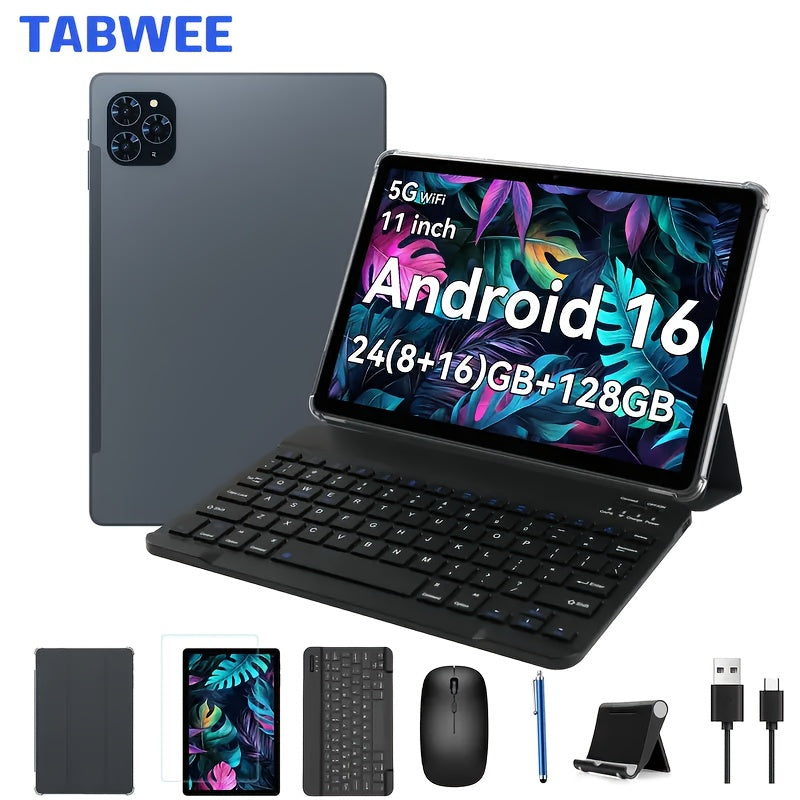Android Tablet TABWEE T90 Inch FHD 24GB RAM with 128GB, 8GB+128GB