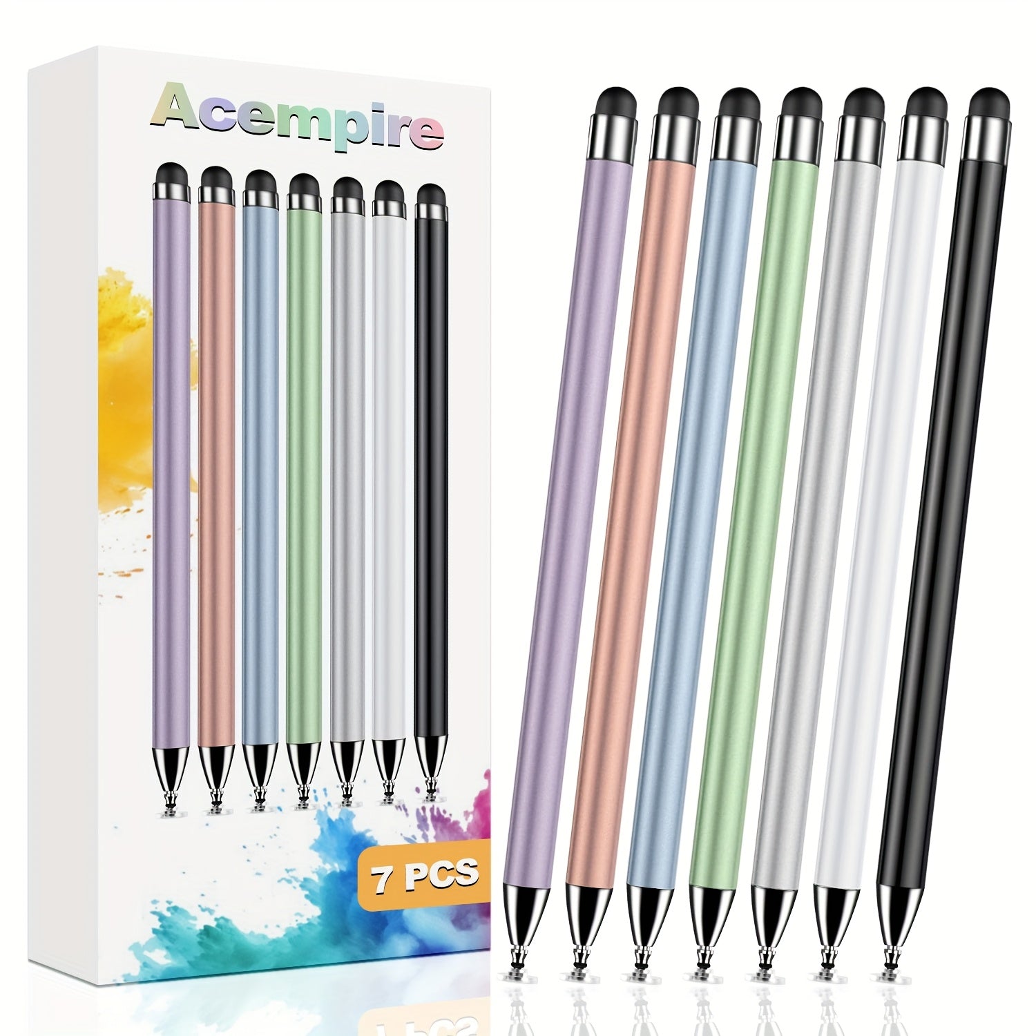 Android Tablet Universal Stylus Pens Touch Screen Devices with Glass, 7 Pack - 7pcs option