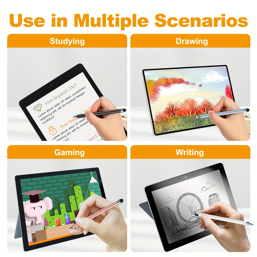 Android Tablet Universal Stylus Pens Touch Screen Devices with Glass, 7 Pack - product gallery image 3