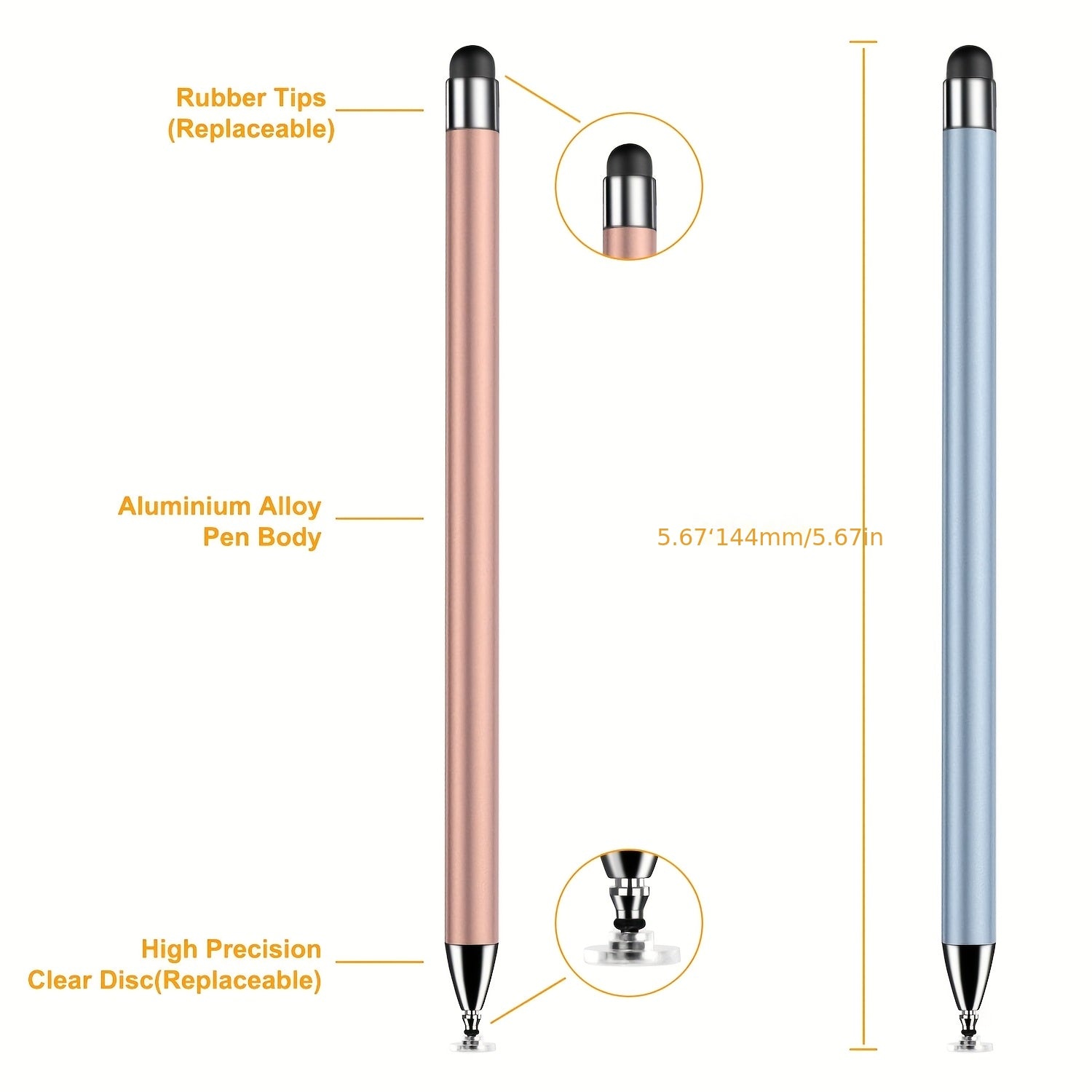 Android Tablet Universal Stylus Pens Touch Screen Devices with Glass, 7 Pack - product gallery image 8