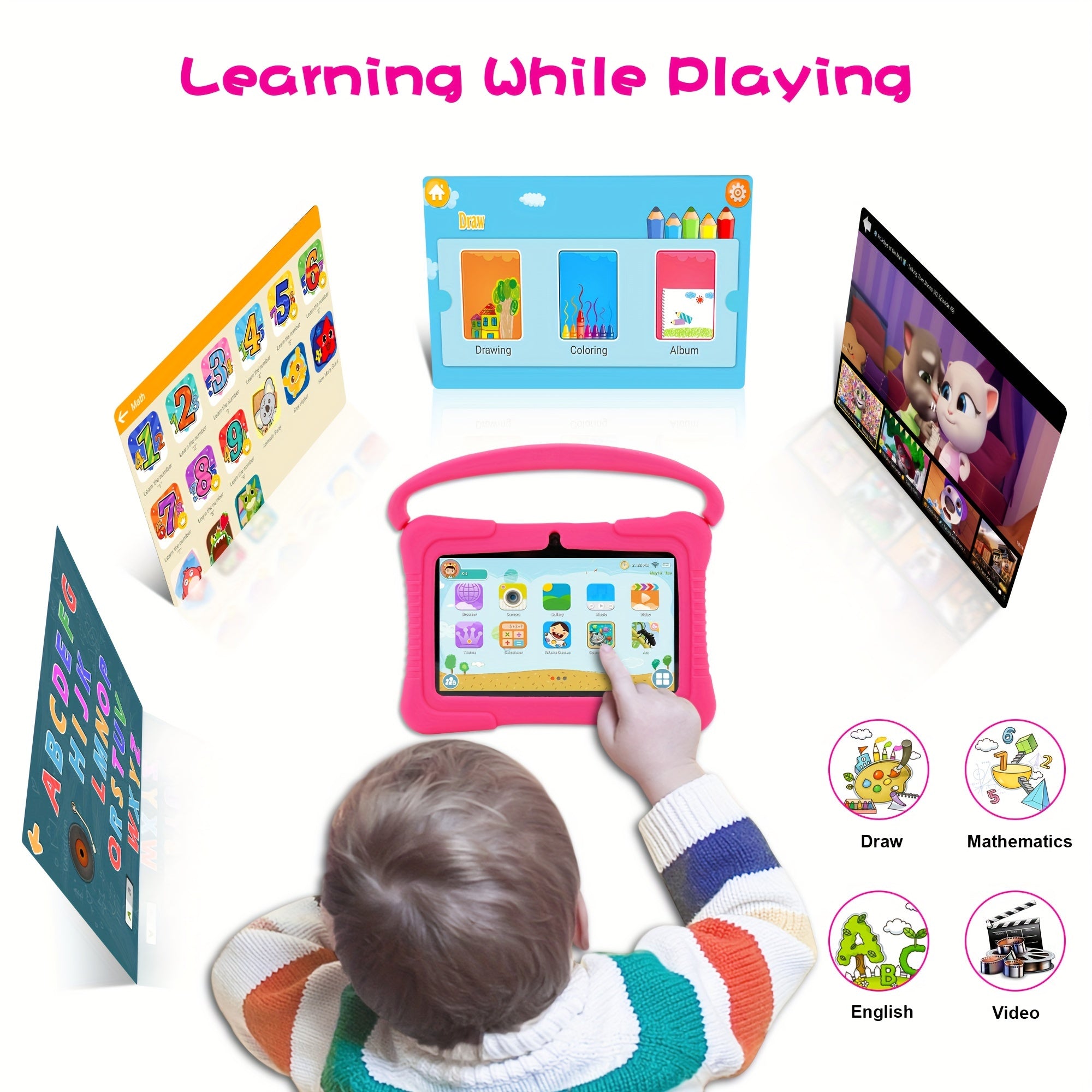 Android Tablet Veidoo Inch Kids 1GB RAM 16GB with Silicone, 1+16GB - product gallery image 8