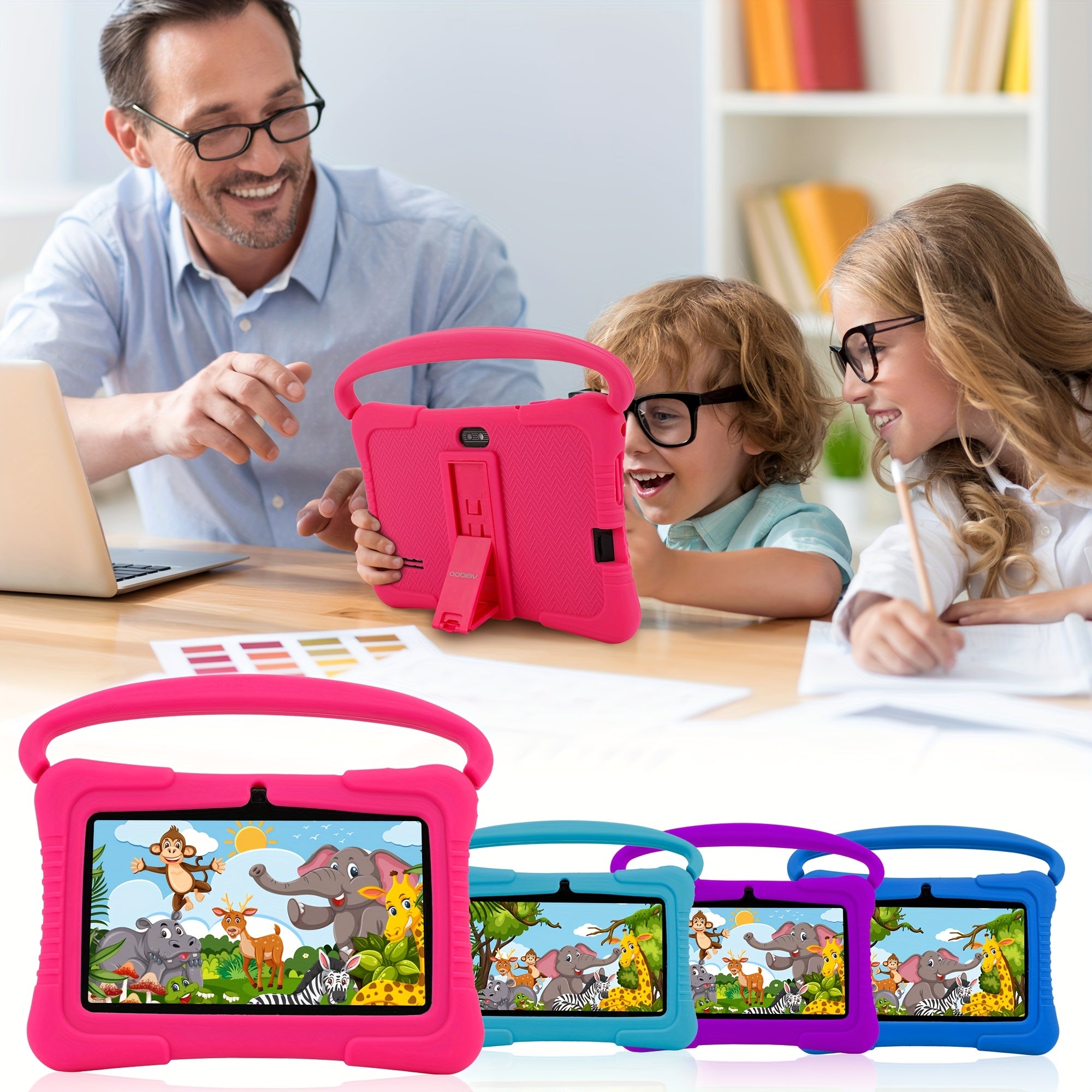 Android Tablet Veidoo Inch Kids 2GB RAM 32GB with Silicone, 2GB+32GB - product gallery image 11