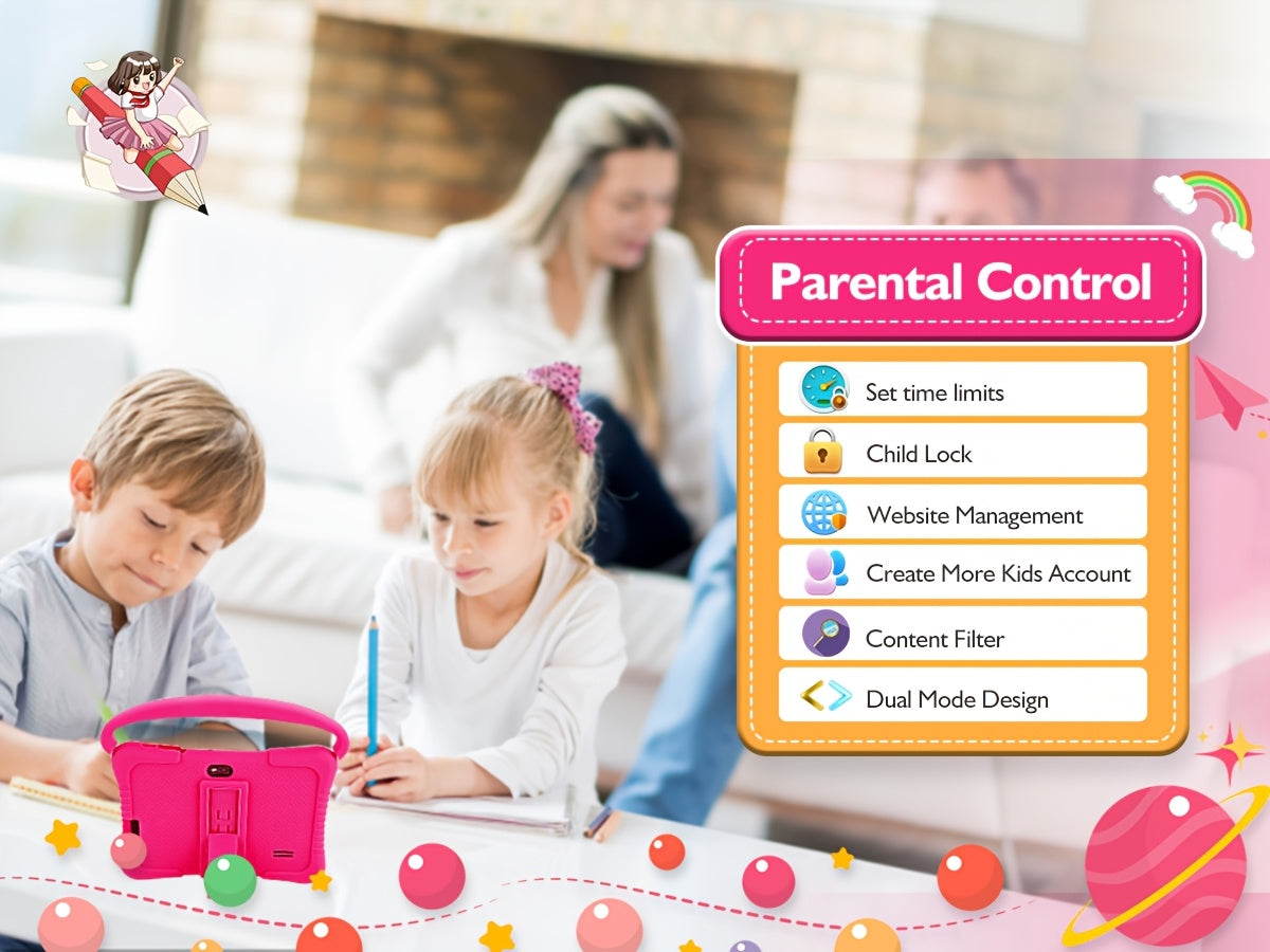 Android Tablet Veidoo Inch Kids 2GB RAM 32GB with Silicone, 2GB+32GB - product gallery image 15