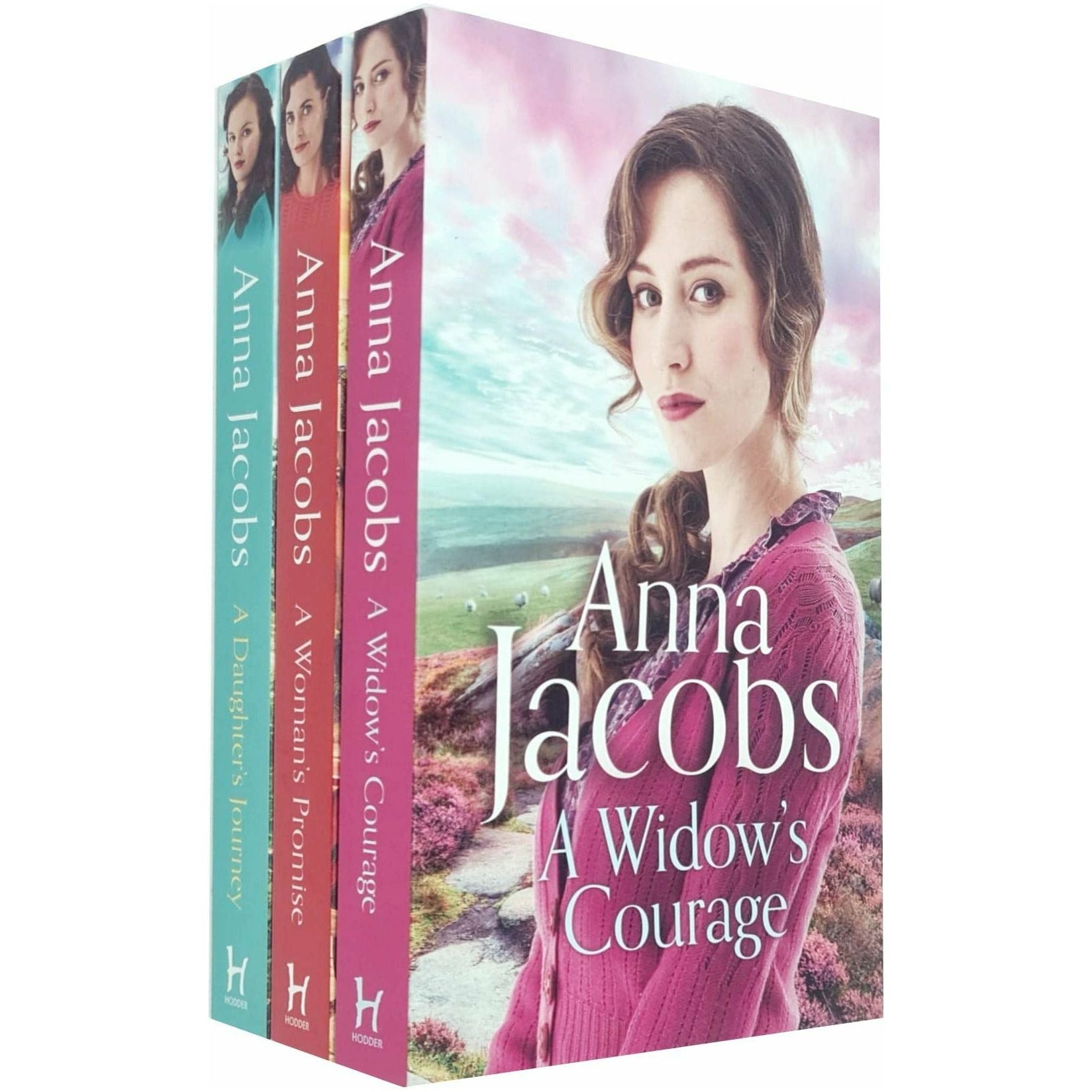 Anna Jacobs Birch End Series Complete with Trilogy Widow's Courage, Daughter's Journey