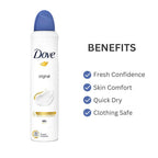 Antiperspirant Deodorant Dove Original Spray Value Bundle, 48H with 250ml, 3 Pack - product gallery image 6