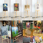 Art Easel with Space-Saving, Foldable, 150cm, Metal - product gallery image 2