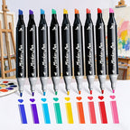 Art Marker Set with 168-Colour Oil-Based Dual Tip Adult Artists - product gallery image 3