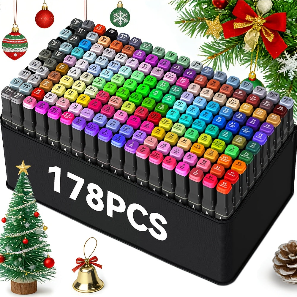 Art Marker Set with 178/128-Colour Dual-Tip Multi-Colour - Commemorate Meteor R version option