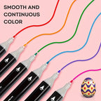 Art Marker with 168/120 Double-Ended Markers Sketching - product gallery image 6