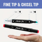 Art Marker with Alcohol Markers Stand 80/120/168 Colours Dual - product gallery image 3
