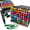 Art Marker with Alcohol Markers Stand 80/120/168 Colours Dual