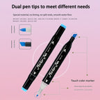 Art Marker with Kids Alcohol Markers 80/120/168 Colours Dual - product gallery image 9