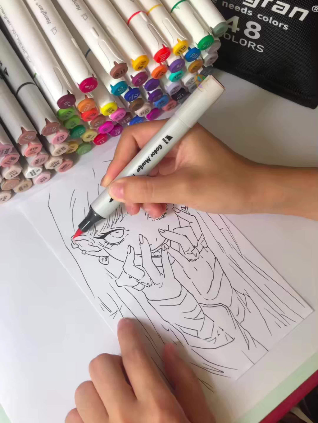 Art Marker with Skin Tone Markers Colours Dual Tip - product gallery image 6