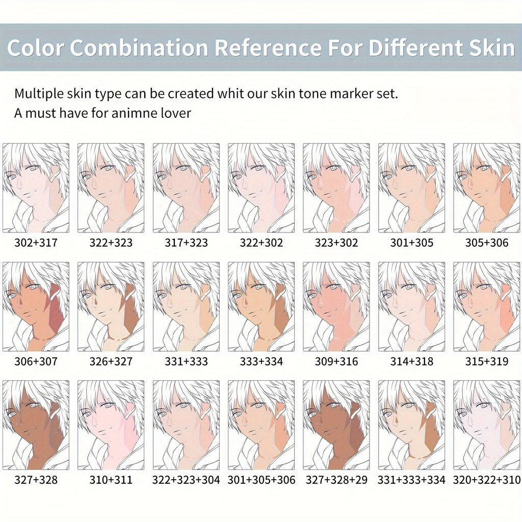 Art Marker with Skin Tone Markers Colours Dual Tip - product gallery image 7