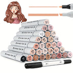 Art Marker with Skin Tone Markers Colours Dual Tip - Light beige pencil option