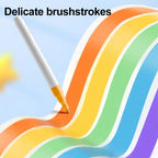 Art Supplie with Wood, 120 Colours Acrylic Paint Pens Soft Brush - product gallery image 3