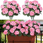 Artificial Flower with 36cm, Plastic, Geranium Flowers of UV-Resistant Silk Fake - product gallery image 6