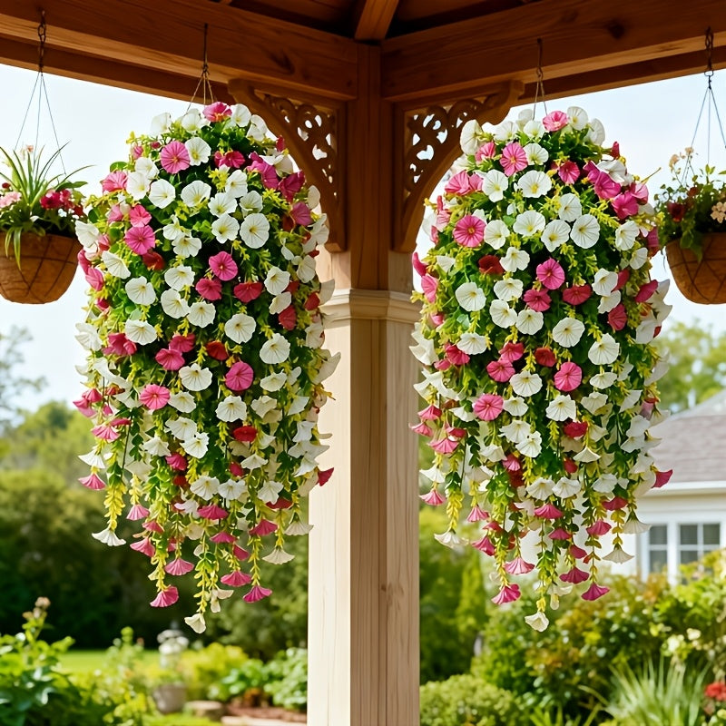 Artificial Flower with Plastic, 4 pieces = 2 red For Lotus + 2 white - product gallery image 14