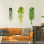 Artificial Hanging Plant with Plastic, 4 Piece for bedrooms - product gallery image 14