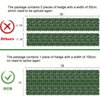 Artificial Hedge Panel with 3m, Ivy Privacy Fence Screen 3m Roll - product gallery image 3