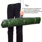 Artificial Hedge Panel with 3m, Ivy Privacy Fence Screen 3m Roll - Green 99.82 x 299.97 cm & Ties option