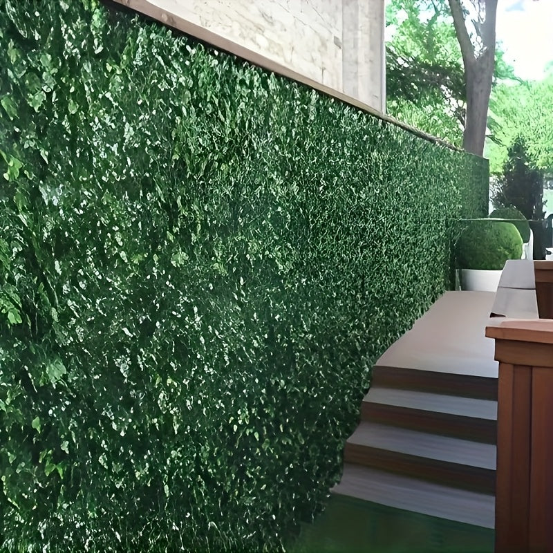 Artificial Hedge Panel with 5m, Ivy Privacy Fence Screen 5m Extra