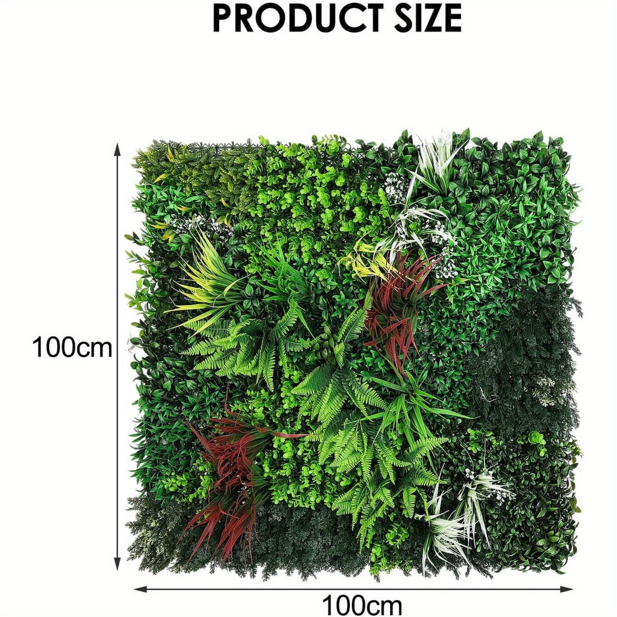 Artificial Plant Panel with Waterproof, Lockable, Metal - product gallery image 2