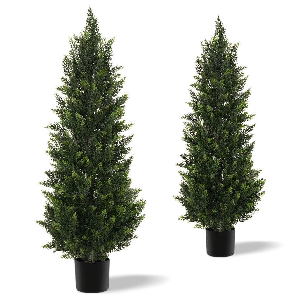 Artificial Tree with Cedar Trees in Pots of Realistic - 120cm/4FT option