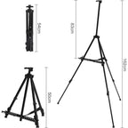 Artist Easel with Foldable, Adjustable Height, 160cm - product gallery image 4