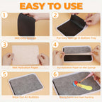 Artist Palette with Airtight, Acrylic, Stay Wet Miniature Acrylic Painting Tray - product gallery image 5