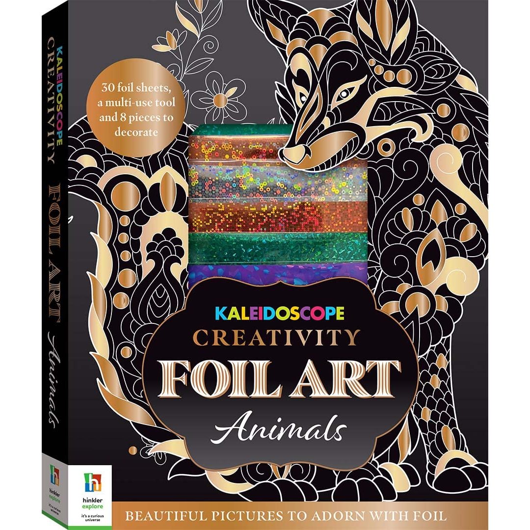 Arts and Crafts Kit with 1, Kaleidoscope Creativity Foil Art Animals Foil