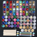 Arts and Crafts Kit with Acrylic, Resin Art Accessories Glitter Sequins Heart