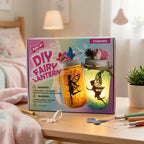 Arts and Crafts Kit with DIY Fairy Lantern, DIY Fairy Lantern Craft Kids Mason - product gallery image 6