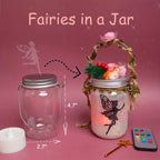 Arts and Crafts Kit with DIY Fairy Lantern, DIY Fairy Lantern Craft Kids Mason