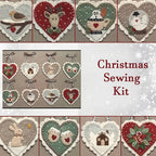 Arts and Crafts Kit with Felt DIY Craft Pre-Cut Shapes Christmas