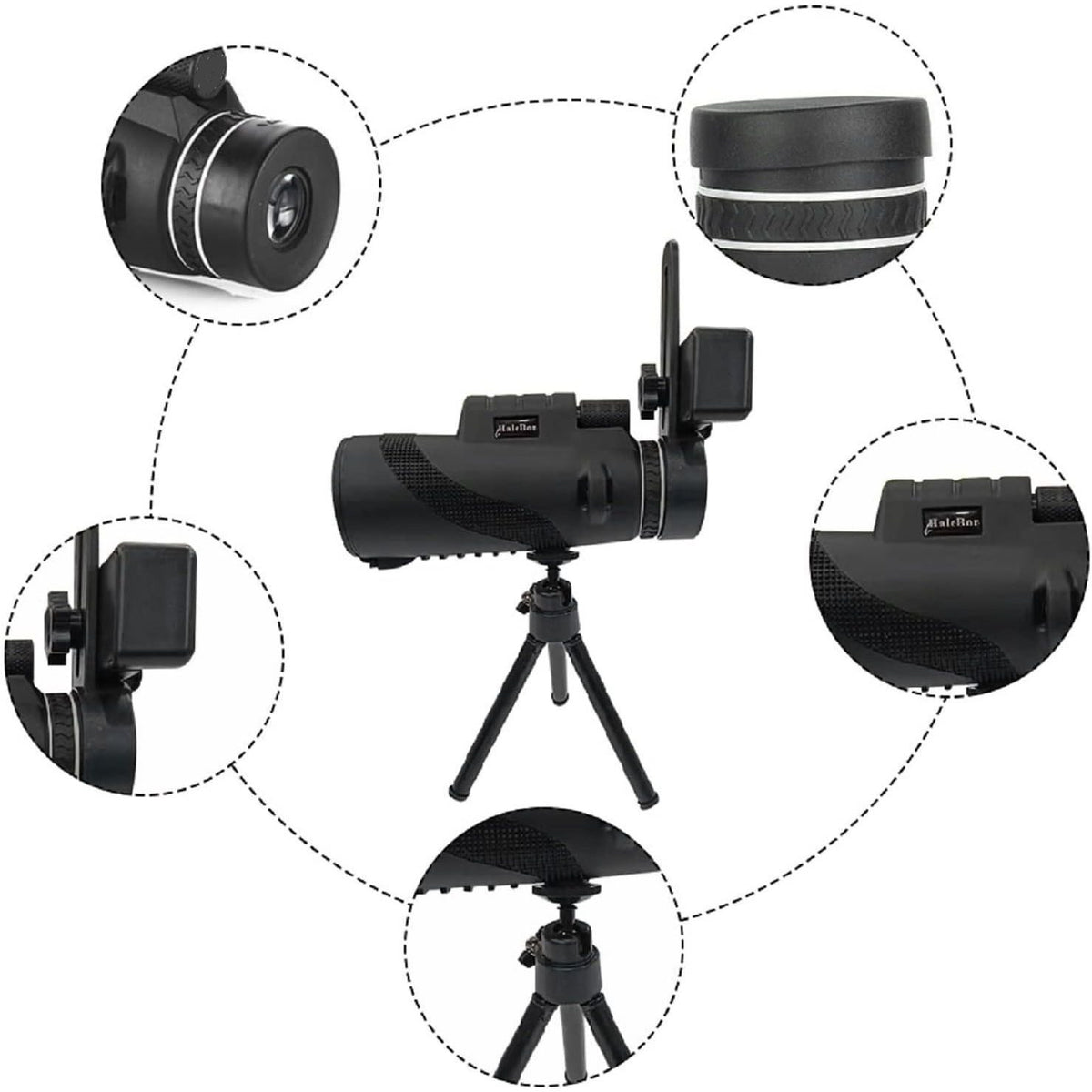 Astronomical Telescope with Refractor Tripod Astronomy Starter Scope - product gallery image 3