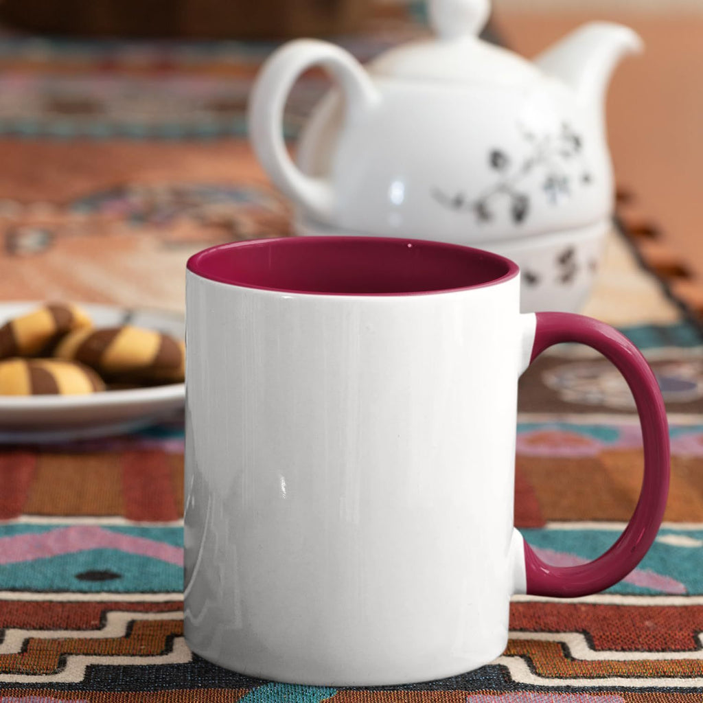 11oz Colour-Accent Sublimation Mugs – Glossy Ceramic Multipacks
