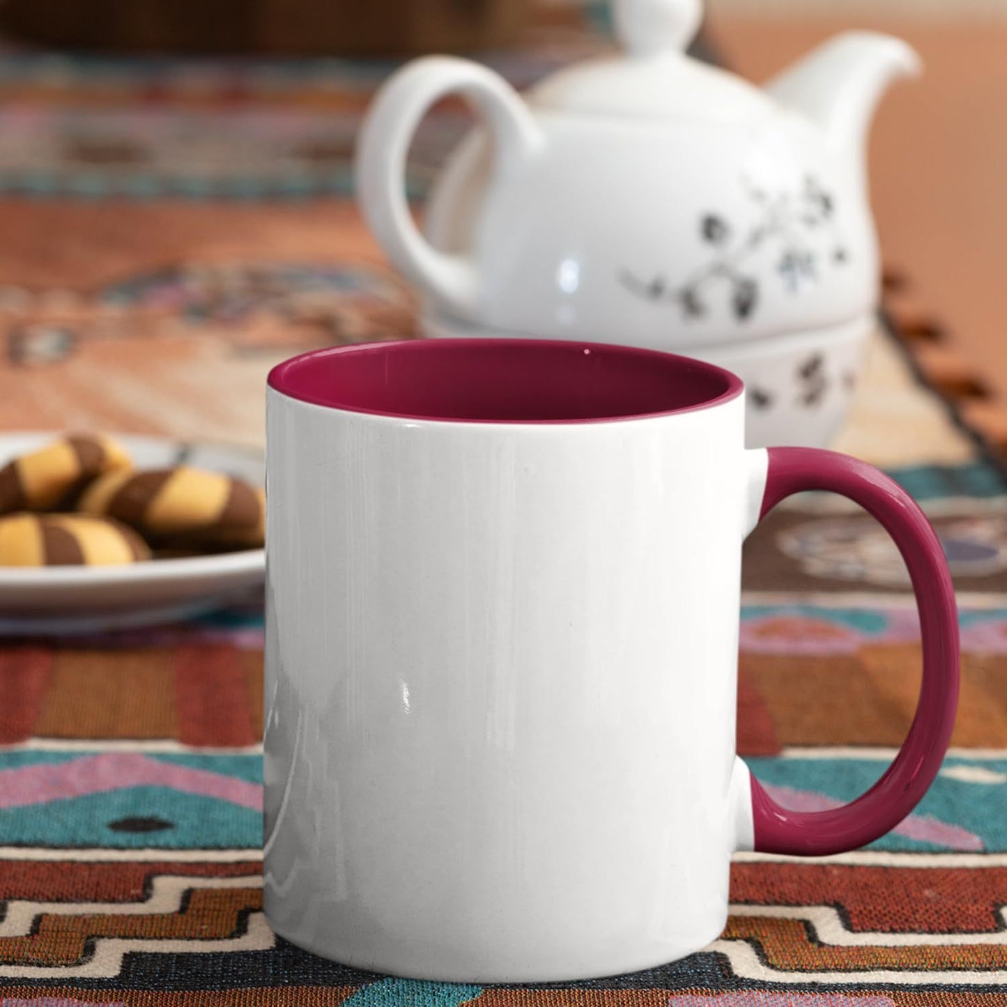 11oz Sublimation Ceramic Mugs with Glossy Finish, Heat Press Ready Coffee Cups for DIY Printing, Multicolor Bulk Pack Options Available in 6, 12, 24, 36, 48, 72 and 144 Pack