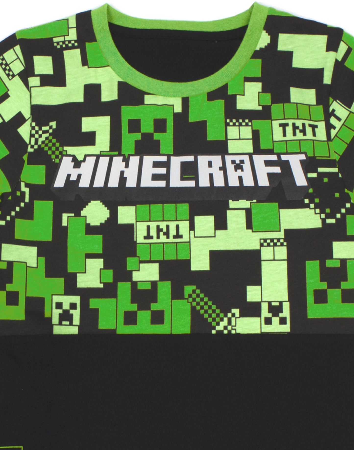 Minecraft Pyjamas for Boys | Kids Long or Short Bottoms Options & Gamer T-Shirt | Children'S Creeper PJ Set Merchandise Gifts 7-8 Years