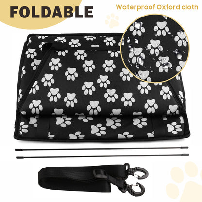 Portable Breathable Bag for Pets, Designed As a Booster Seat for Travel with a Seat Belt