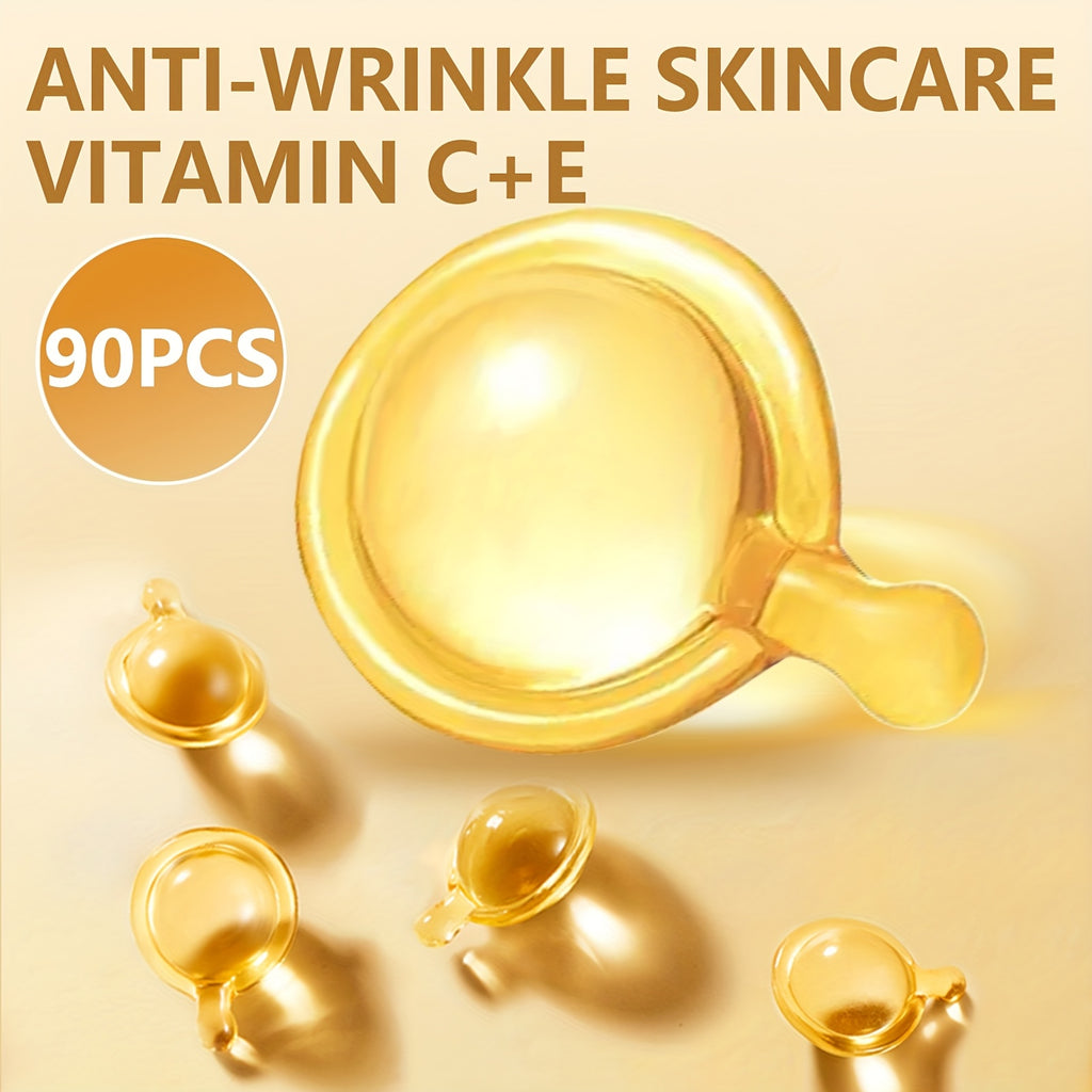 COSNYCE Vitamin C and E Skincare Capsules - 90 Pack