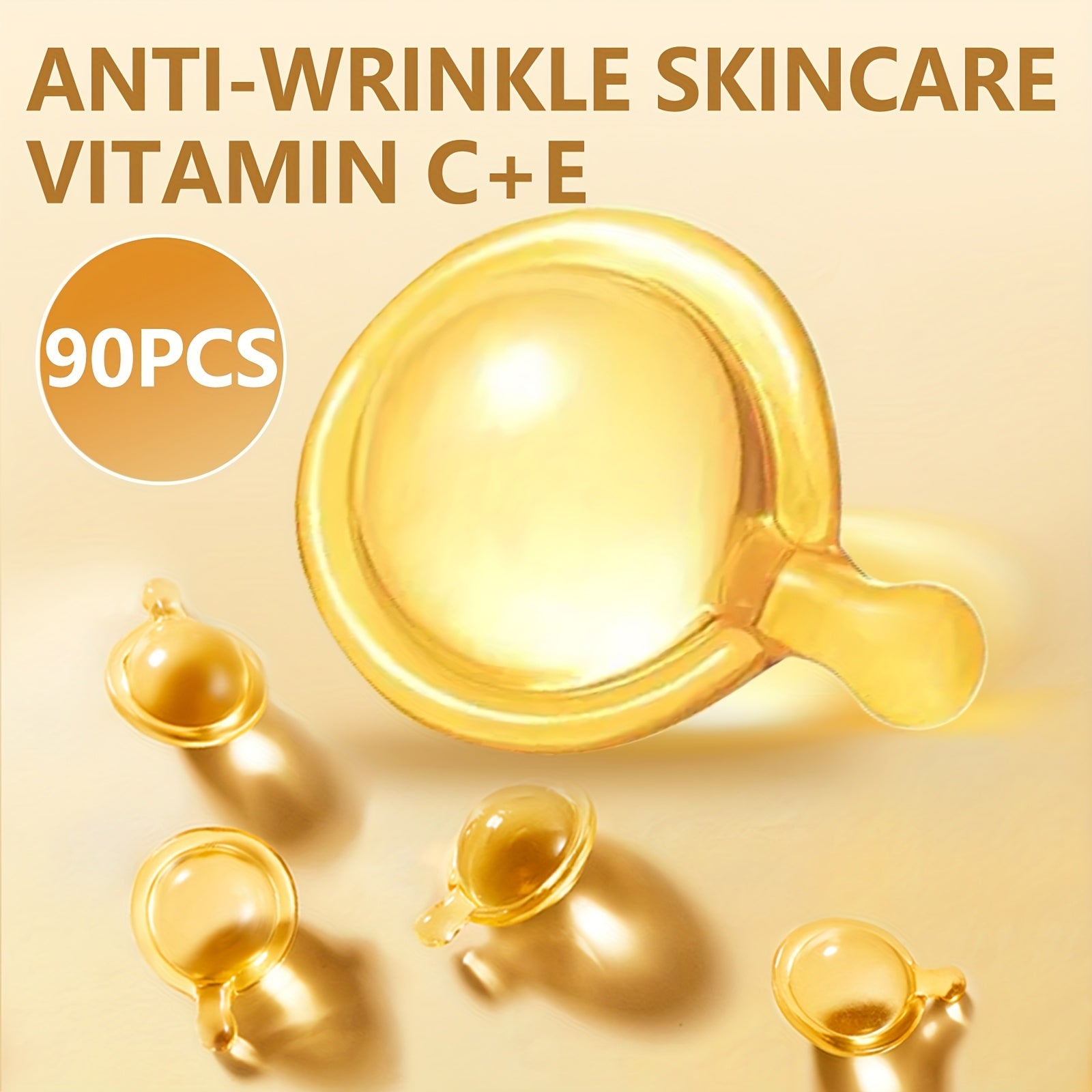 COSNYCE Vitamin C and E Skincare Capsules - 90 Pack