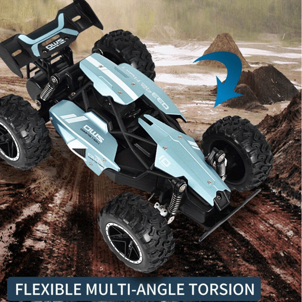 All-Terrain RC SUV Toy Car|Remote Control Racing Car - 2.4GHz Wireless Remote, 2-Wheel Drive, Anti-Shock System, Durable PVC Body & Anti-Skid Tires - Perfect for Off-Road, Sand, Grass & Indoor Play（Battery not Included）